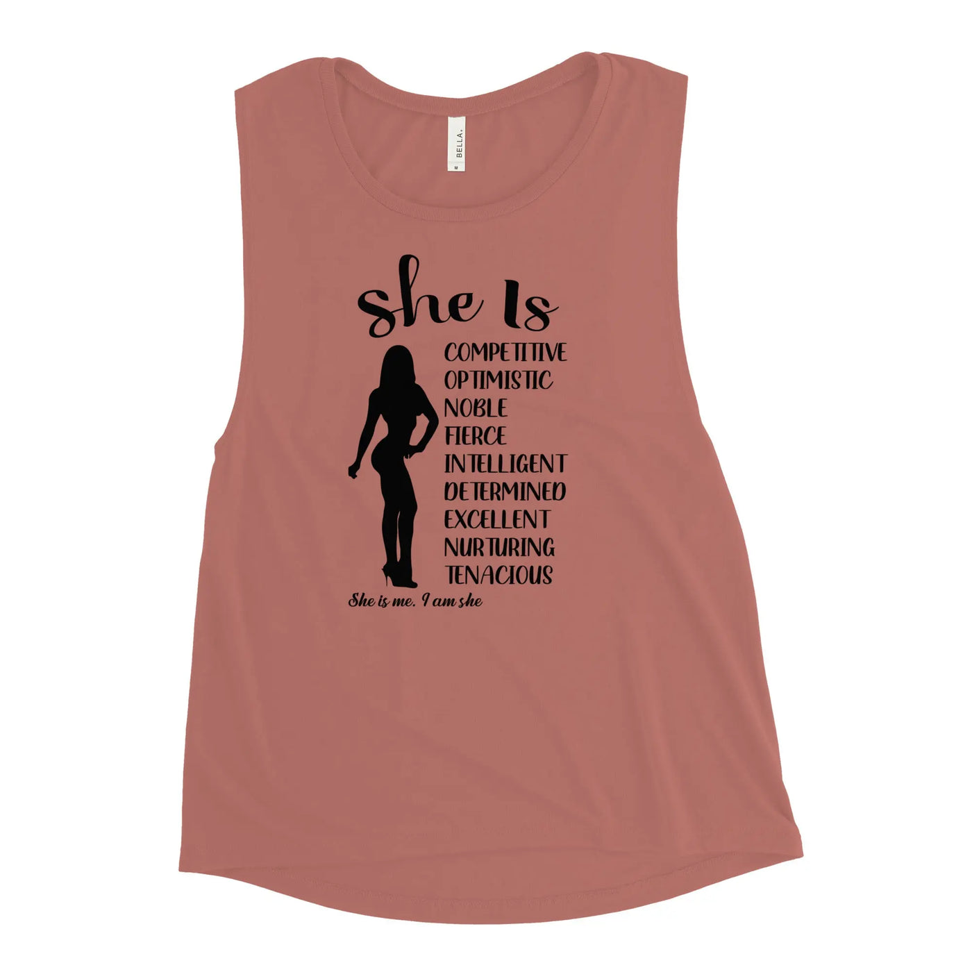 Ladies Muscle Tank Top For Fitness -  She's Competitive
