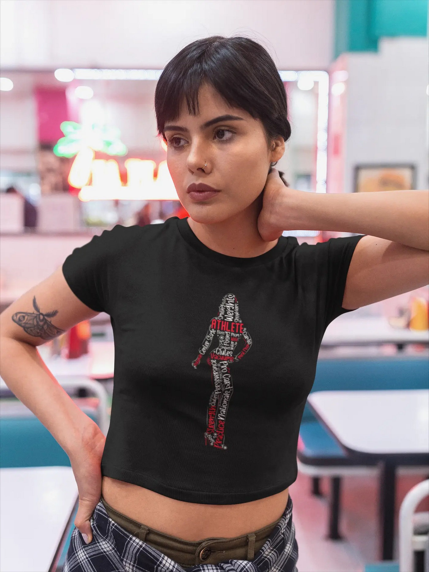 Women’s Crop Tee - Athlete Shape
