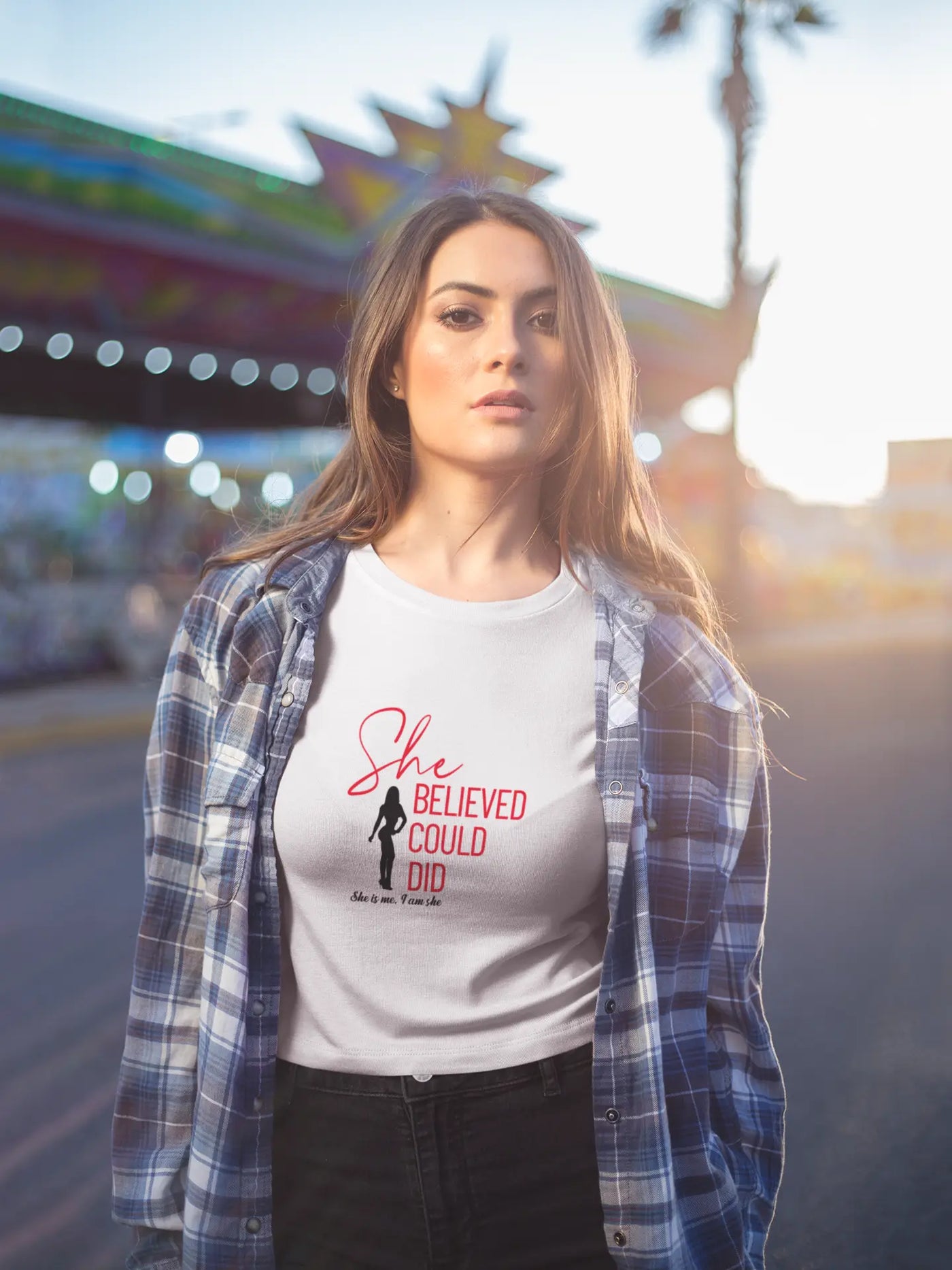 Women’s Crop Top - She Believed