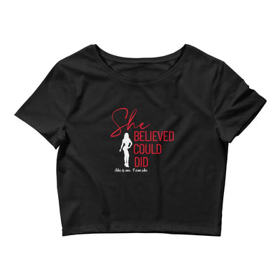 Women’s Crop Top - She Believed