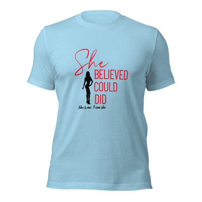Unisex T-Shirt - She Believed - Metaphoron Shirts