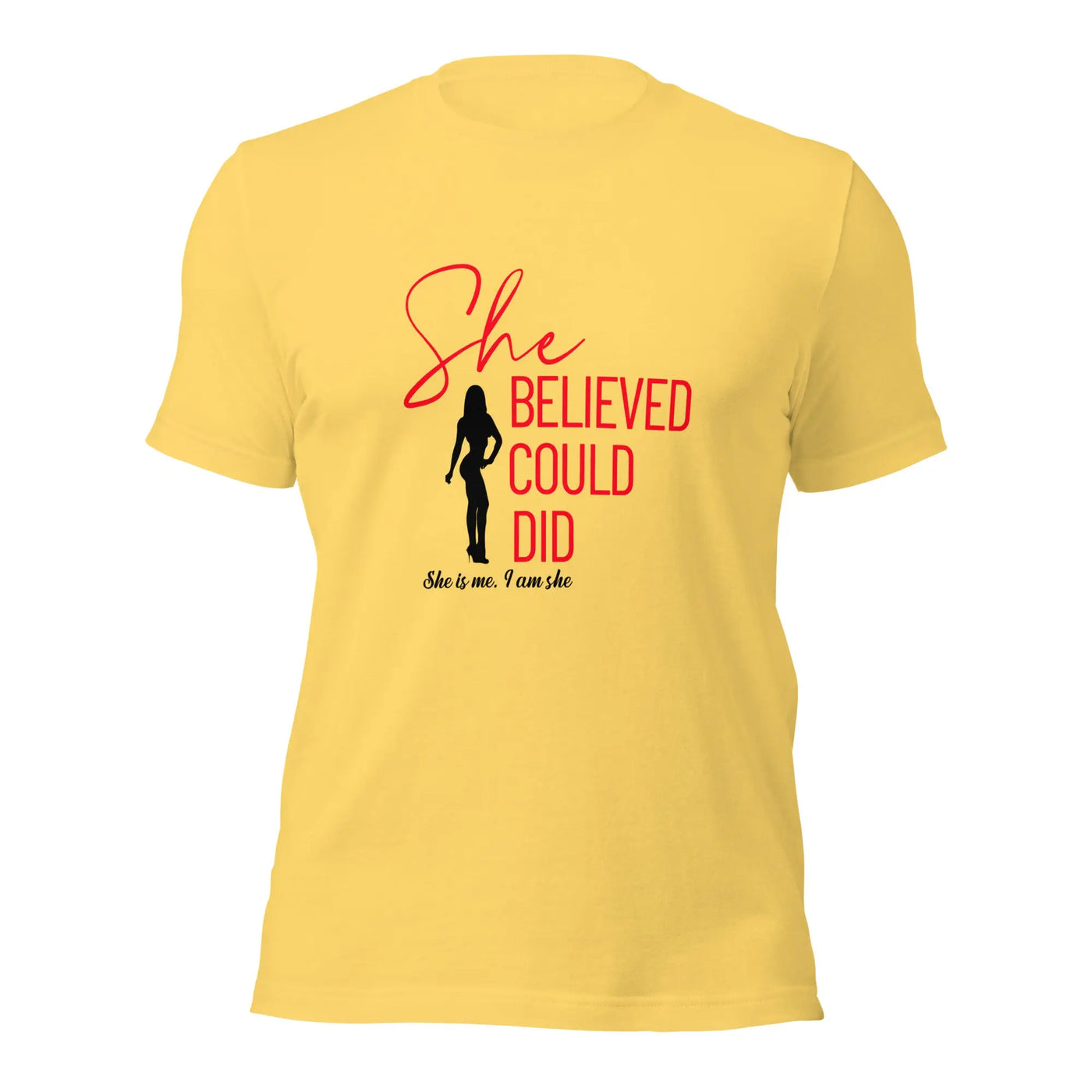 Unisex T-Shirt - She Believed - Metaphoron Shirts