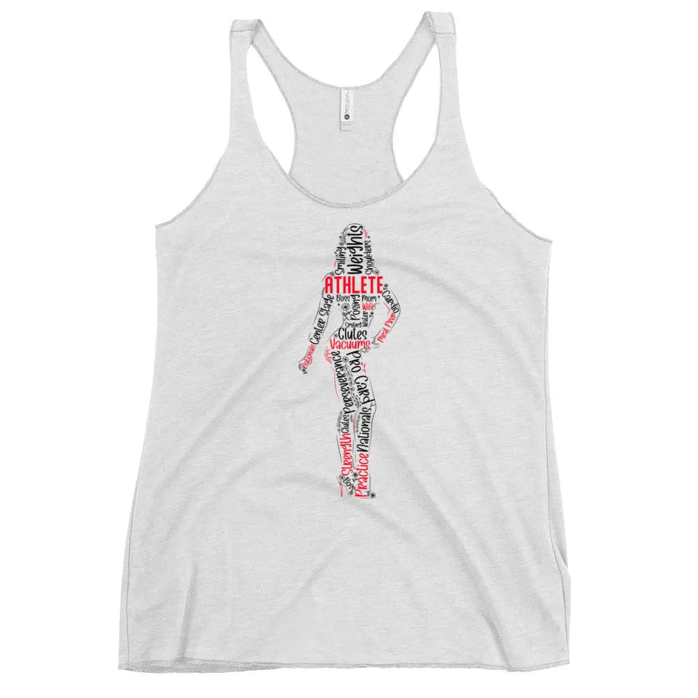 Women's Racerback Tank - Bikini Athlete Shape Metaphoron Shirts
