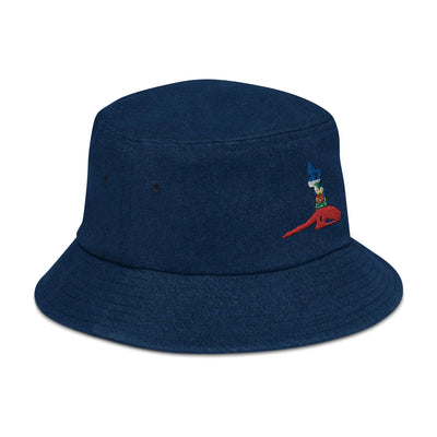 Denim bucket hat