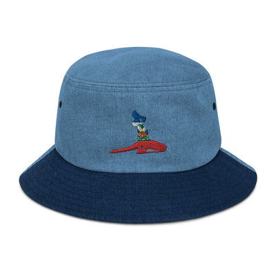 Denim bucket hat